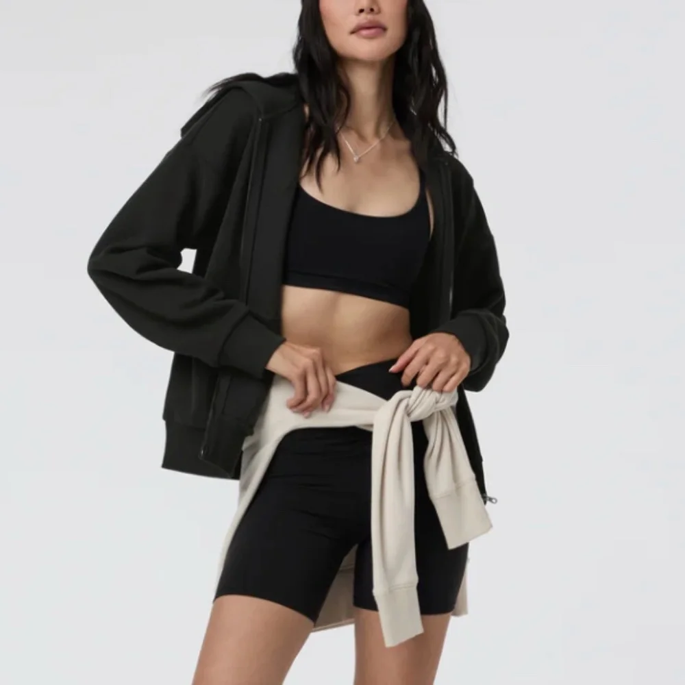 Vuori Restore Full Zip Hoodie (Black (Washed), XL) - Picture 2 of 10